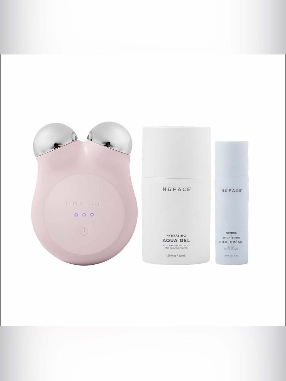 Nu Face MINI+ Smart Petite Microcurrent Facial Toning Device Kit